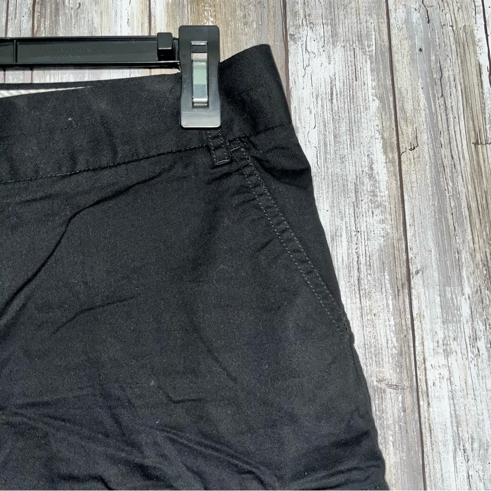 J.Crew Black Broken In Chino Shorts Women’s Size 2 Casual Summer - Picture 4 of 8